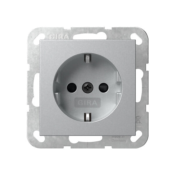 Gira Steckdose Alu 475526